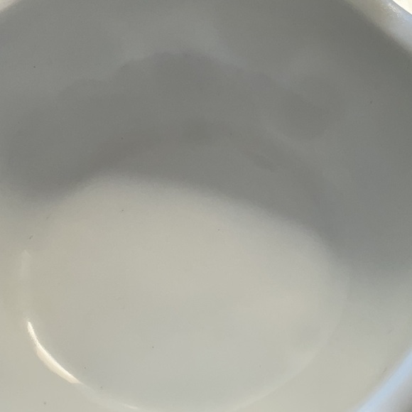 VINTAGE KEMPLE MILK GLASS BOWL HOBSTAR FINECUT SCALLOPED RIM 7” - Picture 7 of 7